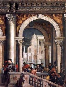 Feast in the House of Levi (detail) 5 by Paolo Veronese (Caliari)
