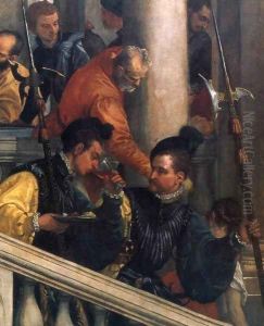 Feast in the House of Levi (detail) 6 by Paolo Veronese (Caliari)
