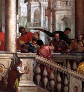 Feast in the House of Levi (detail) 7 by Paolo Veronese (Caliari)