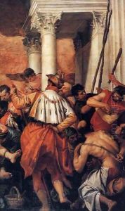 Martyrdom of St Sebastian (detail) 3 by Paolo Veronese (Caliari)