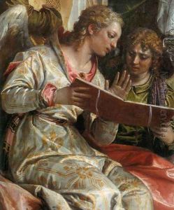 Mystical Marriage of St Catherine (detail)