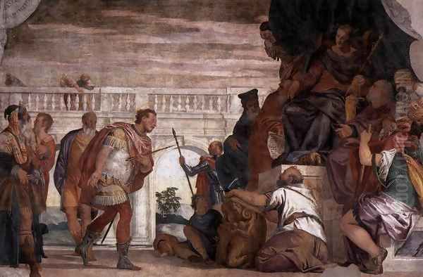 St Sebastian Reproving Diocletian - view 1