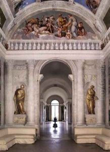 View from the Sala dell'Olimpo, facing south by Paolo Veronese (Caliari)