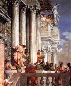 The Marriage at Cana (detail) 2 by Paolo Veronese (Caliari)