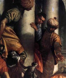Sts Mark and Marcellinus Being Led to Martyrdom (detail) 2 by Paolo Veronese (Caliari)