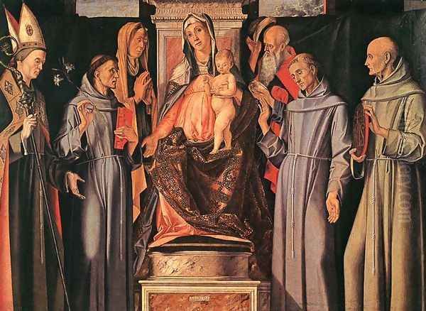 Holy Family (Sacra Conversazione) 1480 - view 1