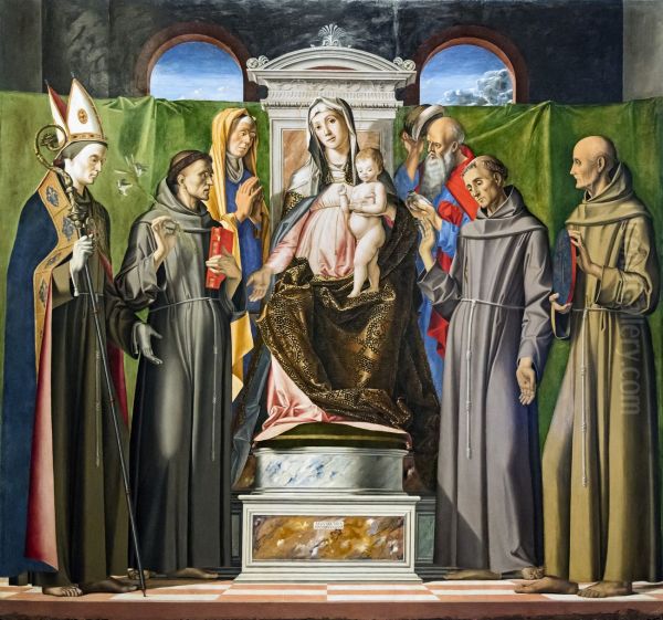 Holy Family (Sacra Conversazione) (2) 1480 - view 1