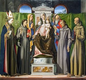 Holy Family (Sacra Conversazione) (2) 1480