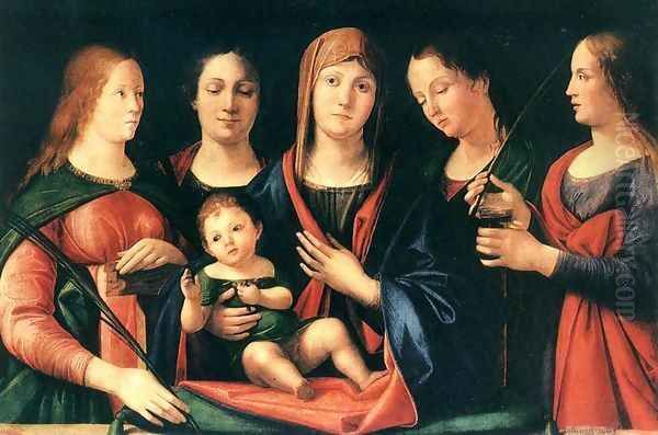 Mary and Child with Sts Mary Magdalene and Catherine 1504 - view 1