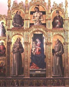 Madonna and Child with Saints by Alvise Vivarini