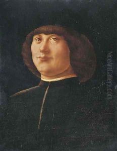 Portrait of a gentleman, bust-length, in a black coat and black cap