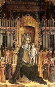 Triptych (detail-2) 1446 by Antonio Vivarini