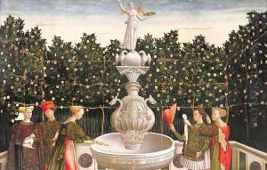 The Garden of Love, c.1465-70 by Antonio Vivarini