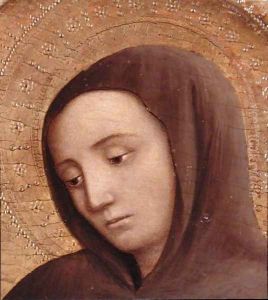 Head of a saint from the St. Jerome altarpiece, 1441 by Antonio Vivarini
