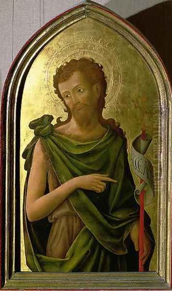 St. John the Baptist, panel from a polyptych removed from the church of St. Francesco in Padua, 1451 - view 1