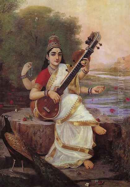 Goddess Saraswathi - view 1