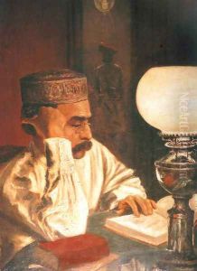 A Student by Raja Ravi Varma