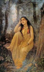 Damayanthi Vanavas by Raja Ravi Varma