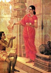Lady Giving Alms
