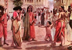 Harischandra in Distress by Raja Ravi Varma