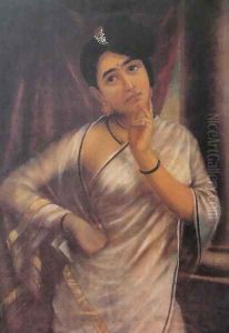 Reverie by Raja Ravi Varma