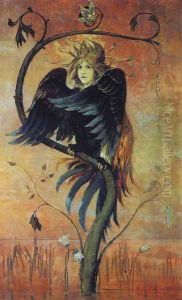 Gamayun, The prophetic bird, 1897