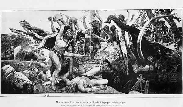 The Mammoth Hunt, c. 1900 - view 1