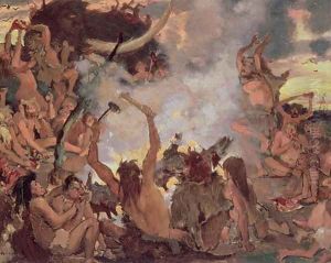 A Stone Age Feast, 1883