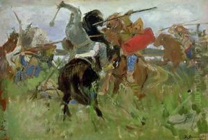 Battle between the Scythians and the Slavonians, 1879