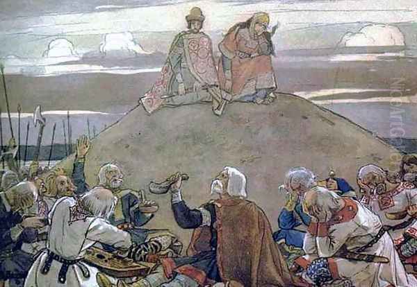 Commemorative feast after Oleg,1899 - view 1