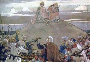 Commemorative feast after Oleg,1899