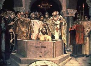The Christening of Grand Duke Vladimir (c.956-1015), 1885-96