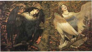 Sirin and Alkonost: Birds of Joy and Sorrow. 1896