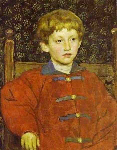 Portrait Of Vladimir Vasnetsov The Artists Son 1899 - view 1