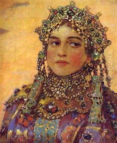 Three Tsarevnas Of The Underground Kingdom Detail 3 1884 - view 1