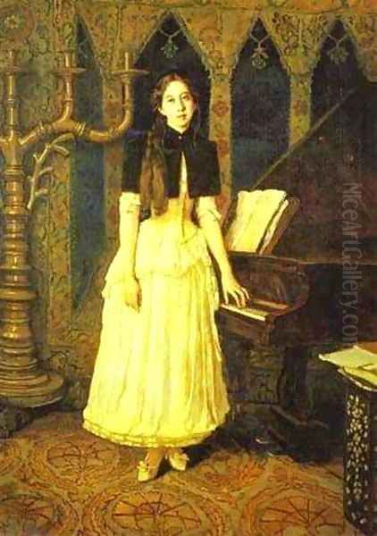 Portrait Of Elena Prakhova 1894 - view 1