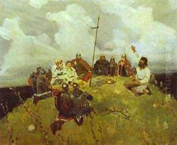 The Bard Bayan Sketch 1880 - view 1