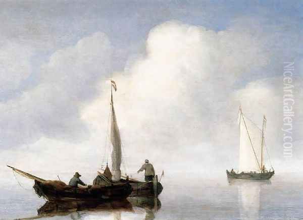 Small Craft In A Calm Off The Dutch Coast - view 1