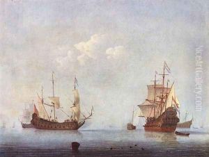 Marine Landscape by Willem van de Velde the Younger