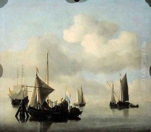 Seascape in Calm Weather by Willem van de Velde the Younger