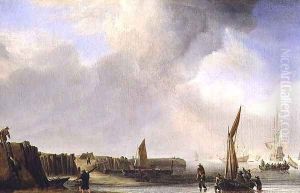 A Weyschuit Coming Ashore near Den Helder