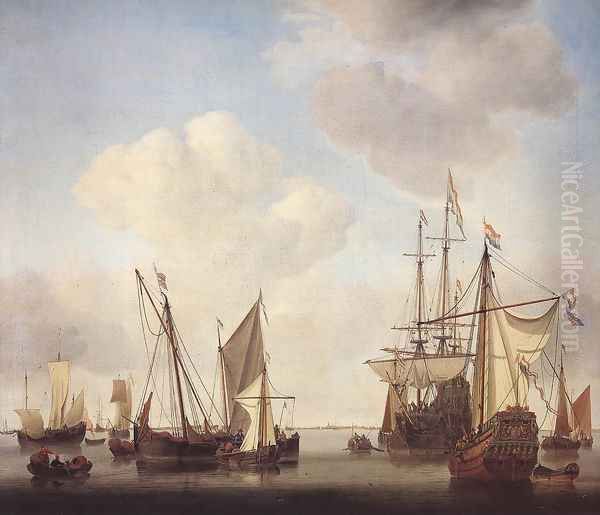 Warships at Amsterdam - view 1