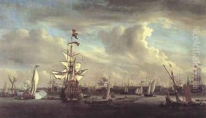 The "Gouden Leeuw" before Amsterdam 1686