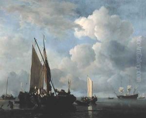 Calm Sea 2 by Willem van de Velde the Younger