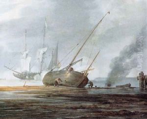 Seascape [detail #1] by Willem van de Velde the Younger