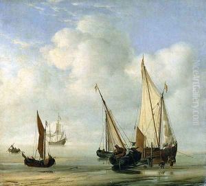 Calm Sea. c.1650 by Willem van de Velde the Younger