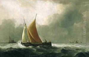 Kaag CloseHauled in a Fresh Breeze, 1677