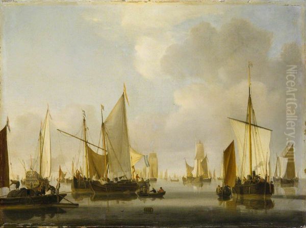 Fishing Boats in a Calm - view 1