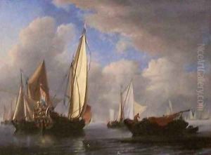 A Yacht and Other Vessels in a Cabin 2