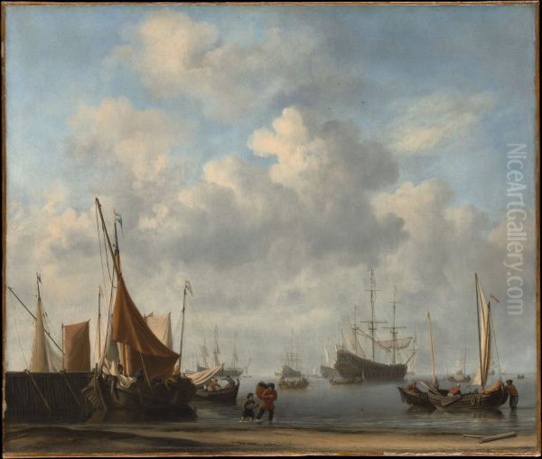 Entrance to a Dutch Port ca 1665 - view 1